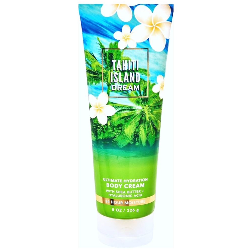 NWT Bath & Body Works : discontinued tahiti island dream full body cream lotion